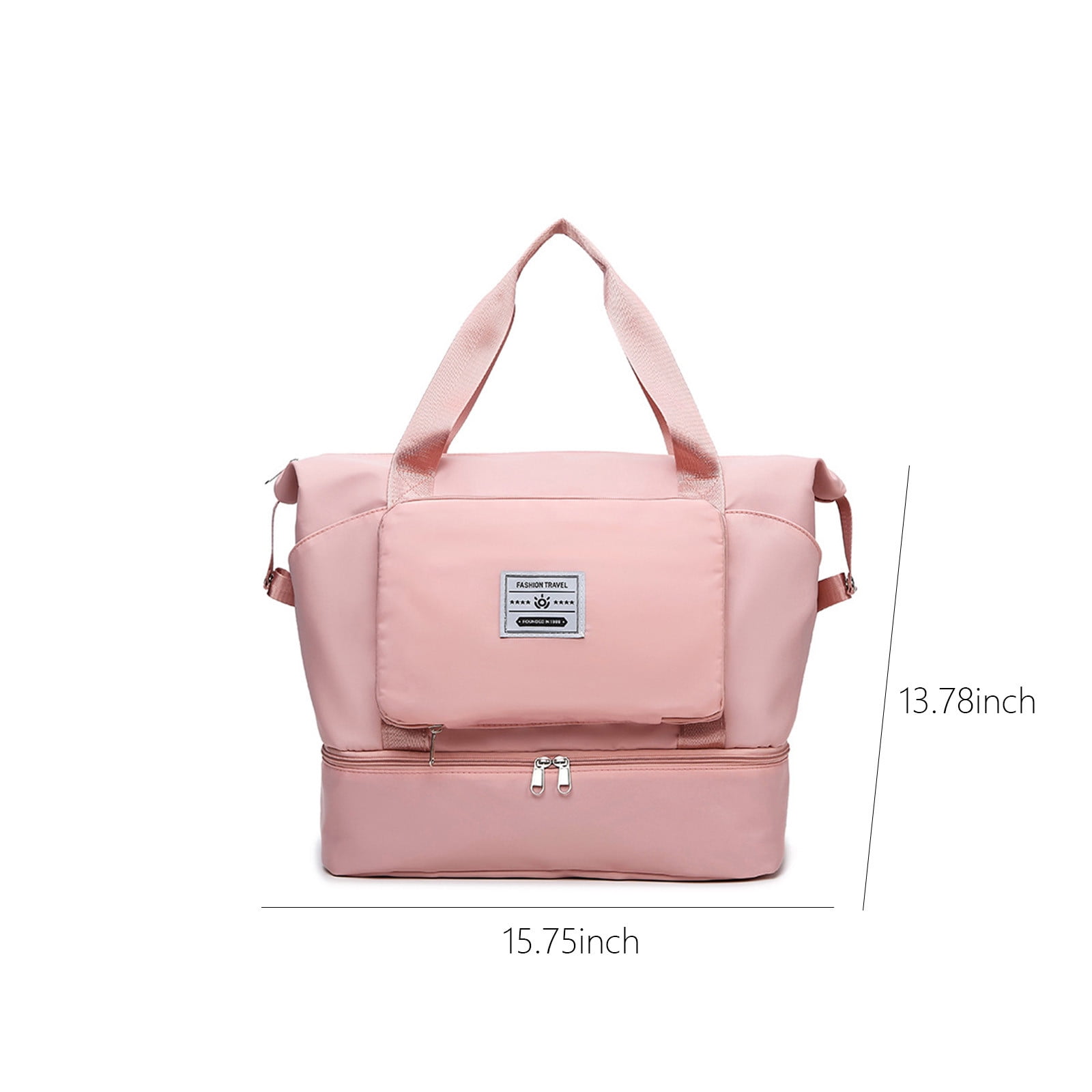 Large Travel Tote Bag, Expandable Gym Tote Bag,Carry On Overnight Bags For Women With Trolley Sleeve Wet Pocket,travel Duffel BagsTravel