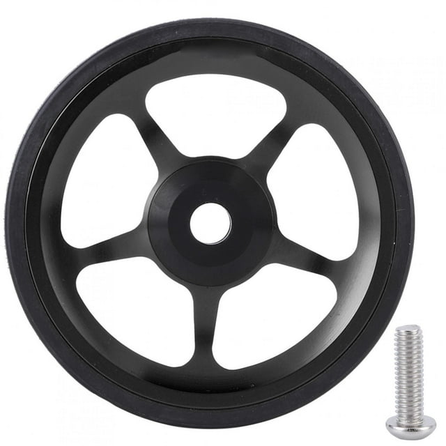 Roue de Poussée de Vélo, Roue Facile de Vélo, Exécution Fine pour le Vélo Facile Roue Accessoire Vélo Facile Roue Noir