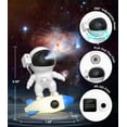 thumbnail image 2 of Aukfa Astronaut Galaxy Projector 13-in-1 Ultra Clear Planetarium Star Projector with Rocket Night Light for Kids & Adults, Bedroom Ceiling Space Decor, 2 of 8