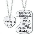 thumbnail image 1 of Conjunto de collar de padre e hija, collar con colgante de corazón de papá y niña, collar de padre e hija, 1 of 8