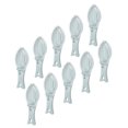 thumbnail image 2 of 10Pcs Fish Scale Remover Portable Hand Held Hangable Compact Efficient Fish Scaler Brush for Kitchen Restaurant, 2 of 14