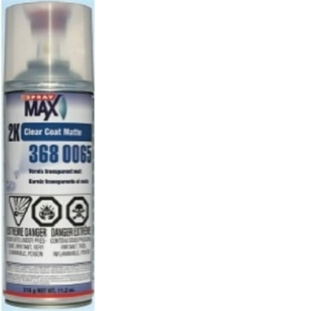 Wipe Clear Coat - U. S. Chemical & Plastics 2K Matte Clear Coat, Aerosol 3680065