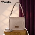thumbnail image 3 of Wrangler Shoulder Bag for Women Crossbody Purse with Woven Strap, Khaki, 3 of 7