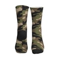 thumbnail image 2 of Athletic Socks Camouflage Print Pattern Sport Running Calf Socks Crew Socks for Men Women, 2 of 7