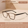 thumbnail image 2 of YWC-Ladies Reading Glasses Blue Light Blocking Spring Hinge Fashion Pattern Print Eyeglasses for Women Men, 2 of 4