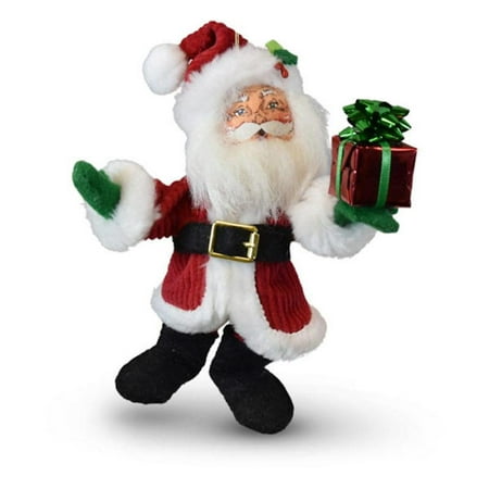 Annalee Dolls 2019 Christmas 5in Snow Fun Santa Ornament Plush New with