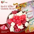 thumbnail image 6 of NY SPICE SHOP Valentine Gummy Bears - 3 Pound - Red & White Gummy Bears - Valentine Gummy Bears Bulk - Valentine Candy Gummy Bears - Valentine Holiday Gummy Bears, 6 of 7