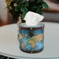 thumbnail image 4 of MRLESS Round Tissue Box Cylinder for Car Travel - Tissue Holder, Storage Container, Dispenser, Vehicle Tissue Accessories, 4 of 8