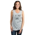 thumbnail image 2 of I Donut Care Women's Fashion Sleeveless Muscle Workout Yoga Tank Top Sport Grey X-Large, 2 of 3