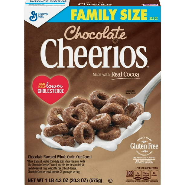 Chocolate Cheerios Cereal, Gluten Free, 20.3 oz