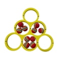 thumbnail image 4 of Juego de lanzamiento para piscina, flotador de espuma, pelota ligera, juguete para lanzar, juego de piscina para fiestas, actividades acuáticas, Amarillo, 4 of 8