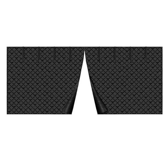 Garage Door Insulation Kit for Winter - 18.3 x 7.15 ft Thermal Barrier, Energy Saving Cover, Weatherproof Screen for Cold Weather Protection