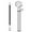 silver, variant on Almencla Bike Pump Pressure Gauge Air Pump for Mountain Bikes BMX Adult Bikes gold
