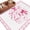 Pink, variant on Area Rug for Living Room, Valentine's Day Non-Slip Indoor Large Carpet for Bedroom/Dining Room, Pink Bows Romantic Love Heart Checkered Washable Low-Profile Rectangle Floor Runner Rugs - 6 x 9 Ft