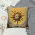 thumbnail image 2 of COMIO  Le Soleil La Luna Tarot Sun and Moon Mystic Decorative Throw Pillow Covers, Gifts for Tarot Lovers, Tarot Pillowcase 18 x 18 Inch Home Room Bed Sofa Decor Set of 2, 2 of 5