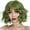 Green, variant on Short Wave Bangs Synthetic Wig | Heat Resistant Beginners | A must-have for women's parties