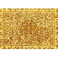 thumbnail image 1 of Ahgly Company Machine Washable Indoor Rectangle Abstract Yellow Modern Area Rugs, 8' x 12', 1 of 4