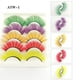 thumbnail image 1 of Zhuge Pestañas postizas de visón de colores, pestañas postizas de visón de gato largas y gruesas, rizadas y espectaculares, 5 pares (AYW-1), 1 of 3