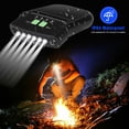 thumbnail image 3 of Cap Hat Light Headlamp For Runners, Usb Rechargeable Cap Visor Led Light, 2 Modes Clip On Hat Light Sensor Turn On/Off Rotatable Headlamps For Camping Hunting Fishing Outdoor Running, 3 of 9