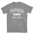 thumbnail image 1 of Phippsburg Maine Classic Established Men's Cotton T-Shirt, 1 of 1