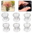 thumbnail image 6 of 12Pcs Air Plant Stand Airplant Container Tillandsia Holder Stainless Steel Plant Display Racks, 6 of 12