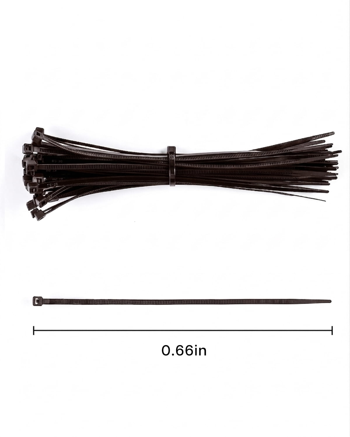LazBlinds Cable Ties of Fence,Brown
