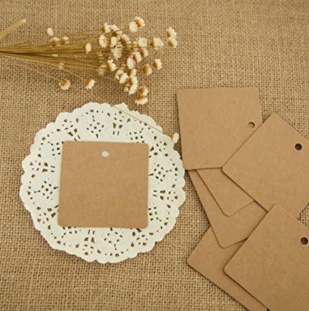 Hollowed Heart Kraft Paper Tags White Black Gift Cards Labels Luggage Bag  Wedding Note Blank Price Hang Tag Decor 100Pcs - AliExpress