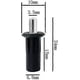 thumbnail image 3 of 20 Pieces Plastic Blinds Repair Pins Shutter Repair Pins Spring Loaded Repair Pins, Black, 3 of 3