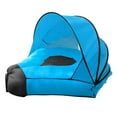 thumbnail image 2 of Fogcroll Inflatable Lazy Bed Inflatable Sofa with Canopy Canopy Island Inflatable Lawn Bed Camping Island with Sunshade UV Proof Lightweight and Easy to Set up Air Hammock, 2 of 12