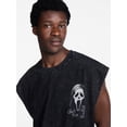 thumbnail image 4 of Ghostface Men's and Big Men's Muscle Tank Top, Sizes XS-5XL, 4 of 5