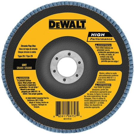 UPC: 0885911097611 | DeWalt DW8381H Hp Flap Disc  Type 29  6 In. – Quantity 1