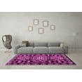 thumbnail image 3 of Ahgly Company Indoor Rectangle Abstract Pink Modern Area Rugs, 7' x 10', 3 of 4