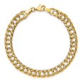 thumbnail image 6 of Auriga Fine Jewelry 14K Yellow Gold Fancy Link Bracelet 7inch for Women, 6 of 6