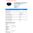 thumbnail image 2 of Front Blower Motor 1 - Compatible with 2012 - 2019 Toyota Prius C 2013 2014 2015 2016 2017 2018, 2 of 2