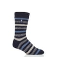 thumbnail image 4 of Heat Holders Men's Brian ORIGINAL Striped Crew Socks | Warm + Soft, Hiking, Cabin, Hunting, Outdoor, Cozy Socks | 7X Warmer Than Cotton Socks, 4 of 6