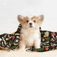 thumbnail image 4 of Pofeuu Mushrooms Print Puppy Blanket,Dog Blankets,Pet Blanket Cozy Cat Blankets for Indoor Cats, Fuzzy Pet Blanket for Kitten Doggy Dog Blankets-Small, 4 of 8