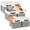 Gray, variant on Criusia 4 Pack Large Cube Storage Bins for Shelves, Foldable Fabric Storage Cubes with Handles, Closet Organizers and Storage Bins for Clothes, Toys, Towels & Linen, Gray