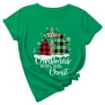 thumbnail image 2 of Jsaierl Christmas Begins with Christ T Shirts for Women Funny Graphic Crewneck Shirts Short Sleeve Holiday Tee Xmas Gift Tops, 2 of 9