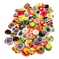 thumbnail image 1 of 100pcs Miniature Food Toy Food Play Toy Diorama Diorama Play Play Play RESIN MINI Modelo de alimentos Fetend Play Kitchen Toy para artesanías, 1 of 8