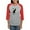 Heather/Red, variant on CafePress - Chat Noir New Years Party Coun Long Sleeve T Shirt - Womens Baseball Tee