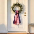 thumbnail image 7 of IFRINID Patriotic Decorative Ribbon Bow, Red White and Blue Holiday Wreath Accent for Front Door, Porch and Independence Day Decor, 7 of 7