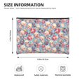 thumbnail image 3 of Susaid music Skull record Retro Print Makeup Mini Bags for Women Multi Color Cosmetics Bag Travel Toiletry Bag Pencil Pouch Blank Makeup Bags with Zipper, 3 of 7
