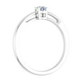 thumbnail image 7 of 1/5 Carat 4-Prong Set Diamond Solitaire Engagement Ring Band in 10K White Gold - IGI Certified (Ring Size 7.25), 7 of 7