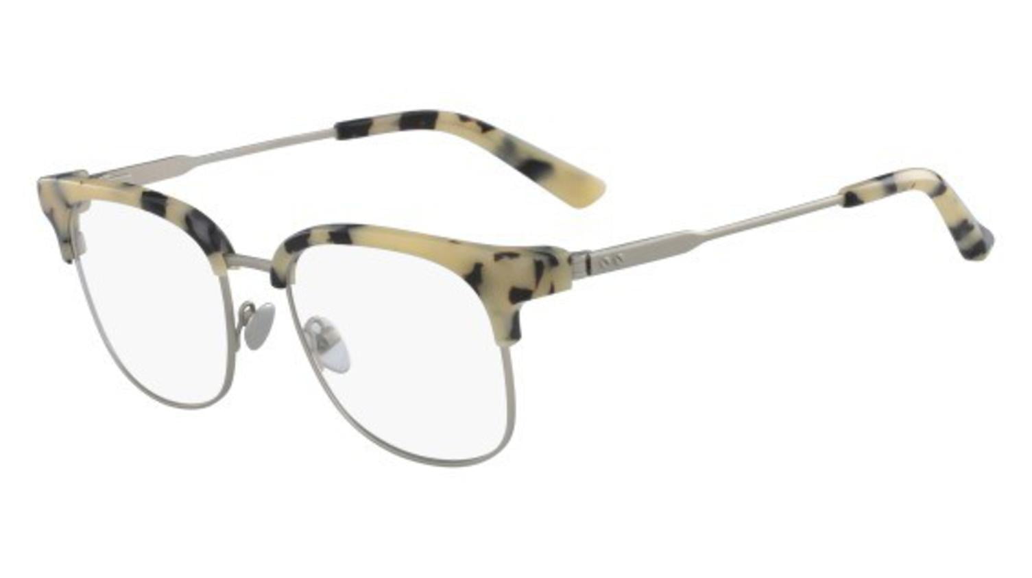 eyeglasses calvin klein ck 8060 107 cream tortoise/nickel