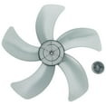 thumbnail image 1 of 16 Inch Household Plastic Fan Blade Five Leaves with Nut Cover for Pedestal, 1 of 8
