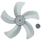 thumbnail image 1 of EchoBliss Hoja De Ventilador De Plástico Para El Hogar De 16 Pulgadas Cinco Hojas Con Cubierta De Tuerca Para Pedestal, 1 of 10