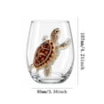 thumbnail image 2 of Clearance! POSORJU Artisanal Glassware, Ocean Animal Artisan Glassware Collection, Artistic Drinking Glass, Coastal Home Decor Gift for Ocean Lovers (), 2 of 7