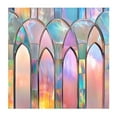 thumbnail image 5 of AQRS Stained Glass Static Window Film Privacy Protection Sun Blocking Glass Cling Waterproof PVC Home Office Bathroom Window Covering Film, 5 of 8