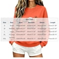 thumbnail image 3 of YFNNUP Women's Halloween Sweatshirts Tis The Season Pumpkin Football Graphic Pullover Tops Fall Crewneck Long Sleeve Shirts Orange,XL, 3 of 7