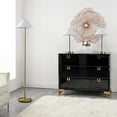 thumbnail image 5 of SAFAVIEH Prisma Floor and Table Lamps Set, Gold/White, Set of 3, 5 of 6